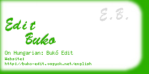 edit buko business card